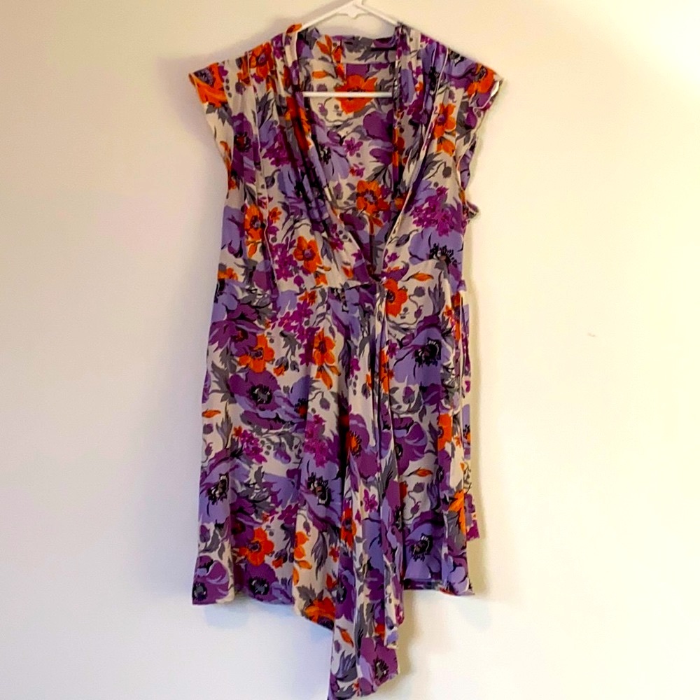 Silk Floral Robe
